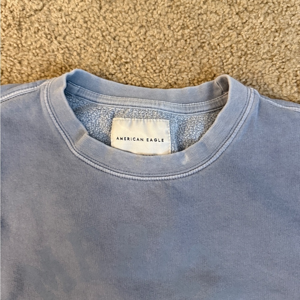 American Eagle Outfitters Light Blue Crewneck Sweater - Picture 4 of 7